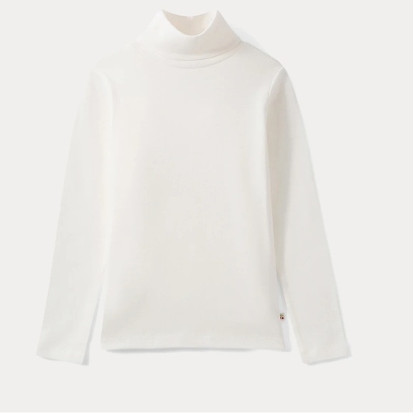 Bonpoint Thin turtleneck sweater milk white size 10 - Picture 1 of 8